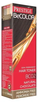 Produktbild von Prestige Be Color Halbpermanente Haarfarbe BC02 Schokolade, 100 ml