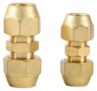 Image de Lot de 2 raccords pour tuyaux en cuivre