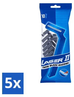 Immagine prodotto di 5 rasoi usa e getta per uomo Laser 2 - confezione - 5 pezzi