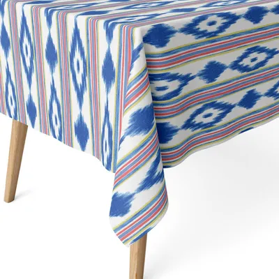 Tafelkleed rechteckig 200x140 cm, wasserabweisend, mehrfarbig