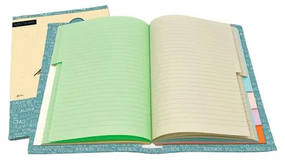 Zdjęcie produktu dla Omgoods - Notatnik adresowy z indeksem A-Z - Elegancka, zmywalna okładka