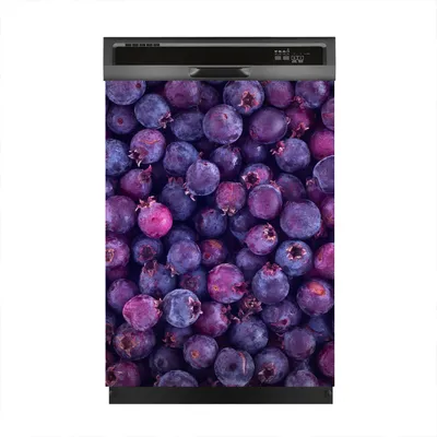 Produktbild von Magnete Dekorative 60x80 cm Küche Magnetmatte Spülmaschine - Schattenbeere Obst
