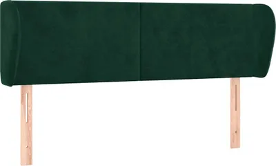 Immagine prodotto di vidaXL Testiera con orecchie verde scuro 147x23x78/88 cm in velluto