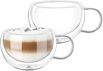 Produktbild von Wilmax Doppelwandige Glastasse 250 ml 2er Set WL-888768/A2