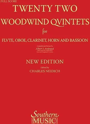Zdjęcie produktu dla 22 Woodwind Quintets - New Edition