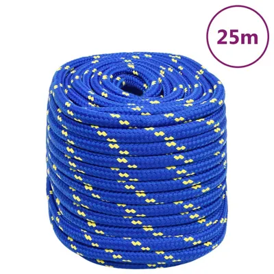 Image de Corde de bateau Bleu 18 mm 25 m Polypropylène