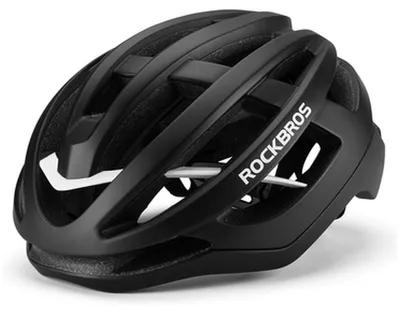 Immagine prodotto di Rockbros HC-58BK - Casco da ciclismo aerodinamico con ventilazione, nero/grigio