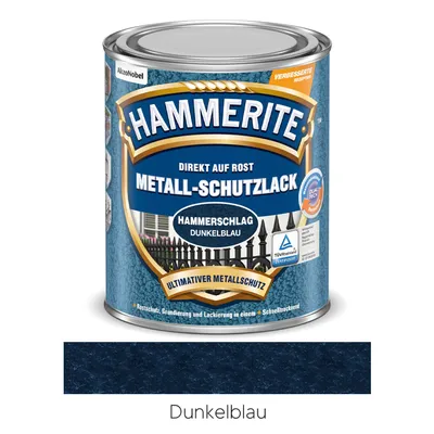 Produktbild von HAMMERITE Metall-Schutzlack Hammerschlag Dunkelblau 250ml
