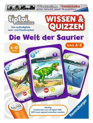 Produktbild von tiptoi® Wissen und Quizzen: Die Welt der Saurier Ravensburger 00078