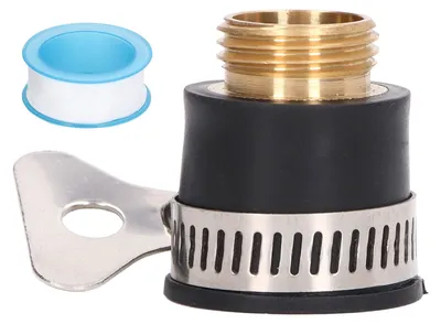 Produktbild von Wasserhahn-Anschluss-Adapter, universeller Garten, Küche, Wasserschlauch, Schnellkupplung, 1/2 Zoll