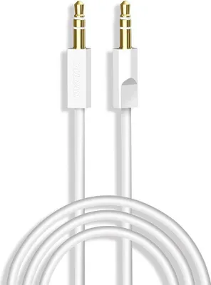 Produktbild von Dudao AUX Kabel 3.5mm, 1m, Schwarz, Alu-Stecker