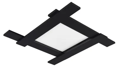 Produktbild von LED Deckenleuchte, Backlight, schwarz, L 59 cm