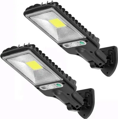 Zdjęcie produktu dla 2 lampy do parków słonecznych, oświetlenie ogrodowe, oświetlenie uliczne, oświetlenie domowe, kinkiety, słoneczne oświetlenie uliczne