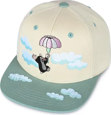 Produktbild von Koaa Cap mit Snapback-Verschluss für Kinder Der kleine Maulwurf "Über den Wolken", braun, Gr. 1-3 Jahre