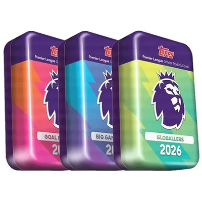 Zdjęcie produktu dla Topps Premier League Match Attax 2026 - Debut Edition - Mega Tin WYSYŁKA LOSOWA