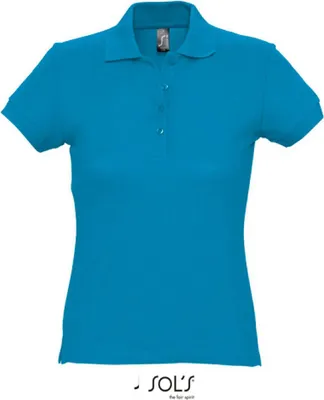 Image de SOLs 11338 | Polo femme Passion - Couleur : Aqua - Taille : L