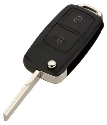 Klappschlüssel Gehäuse 2er für VW Golf 4 5 Polo 9N Bora Passat 3B Beetle Lupo – Produktansicht