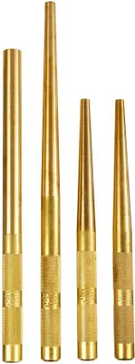 Produktbild von Messing-Stanzer-Set, 4-teilig, mehrfarbig, Einheitsgröße