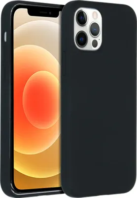 Image de Accezz Liquid Silicone Backcover pour Apple iPhone 12 Pro Max - Noir