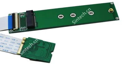 Produktbild von M.2 (NGFF) NVME SSD auf M2 A/E Key WiFi Port mit 20 cm Kabel