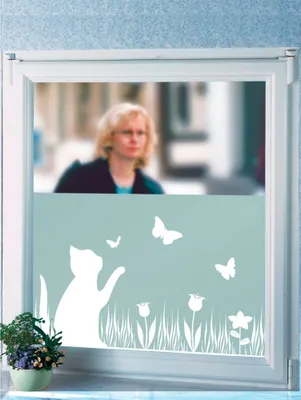 Produktbild von Sichtschutzfolie Katze