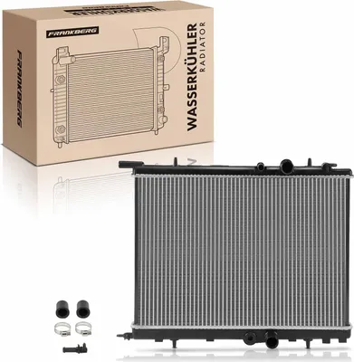 Image de Frankberg 1x Radiateur Radiateur d'eau Radiateur de moteur pour Citroën Berlingo C4 Xsara Peugeot 206 307