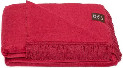 Produktbild von UMIPLED | Kuscheldecke, Sofaüberwurf Decke, Dicke Sofadecke, Couchdecke, Flauschige, Wohndecke für Couch, 150x200cm, 430 g/m2 - Maroon