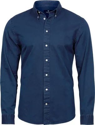 Imagen del producto de Camisa casual de sarga para hombre, marca Tee Jays
