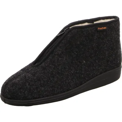 Produktbild von Fischer Markenschuhe Herren - Winterhausschuhe in grau, Gr. 47