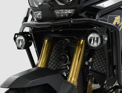 Obrázek produktu pro Sada přídavných LED světlometů včetně upevňovací sady pro mlhová světla s krytem kompatibilní s Honda CRF 1100 L Africa Twin Adventure Sports