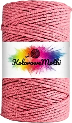 Produktbild von Makramee Garn schmutziges Pink 2mm 60m | Naturliche Stark, Baumwollgarn, Baumwollschnur, Perfekt für Basteln