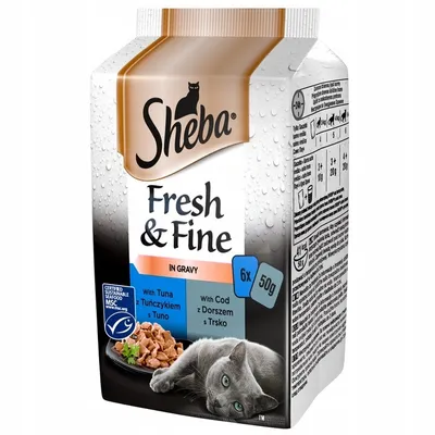 Zdjęcie produktu dla Sheba świeże i delikatne mini dania rybne w sosie 6 x 50 g