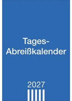 Produktbild von Tagesabreißkalender groß 2027