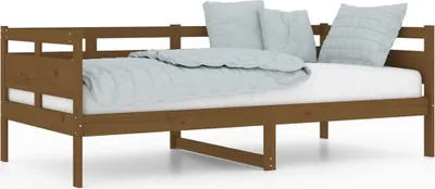 Immagine prodotto di vidaXL Letto da giorno in pino massiccio marrone miele 90x190 cm