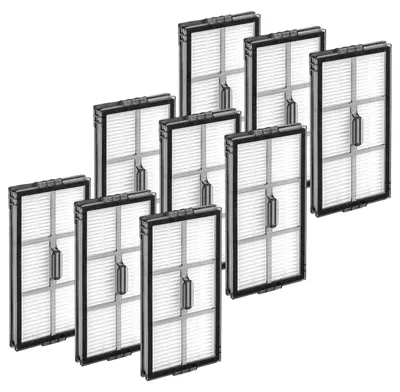 9 HEPA-Ersatzfilter für Roborock Saros 10R/20, Qrevo CurvX
