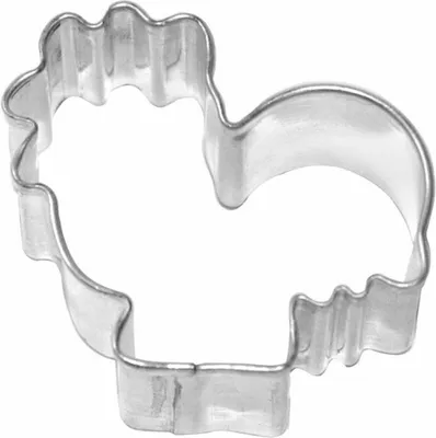 Image de Emporte-pièce Birkmann Coq en fer blanc, 7 cm