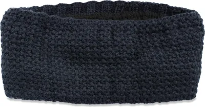 Produktbild von styleBREAKER Damen Stirnband in feiner Häkel Optik einfarbig, Thermo Fleece Futter, Uni Winter Headband 04026051