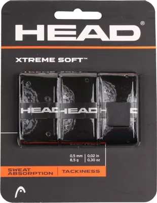 Obrázek produktu pro XtremeSoft 3 overgrip omotávka tl. 05 mm černá 3 ks