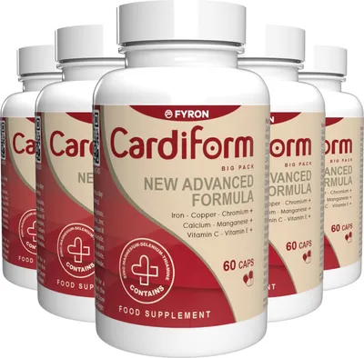 Obrázek produktu pro Cardiform - 300 kapslí (5x 60 kapslí), balení po 5 kusech