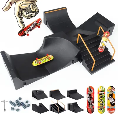 Produktbild von Mini Finger Skateboard Ramp Set, ABS Kunststoff, für Kinder