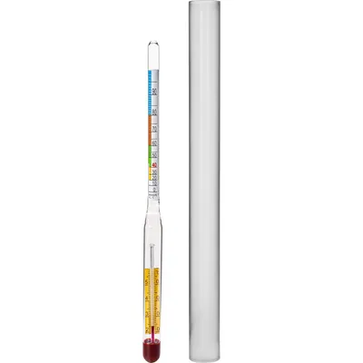 Produktbild von BROWIN Alkoholmeter mit Thermometer 0-95%, 405554