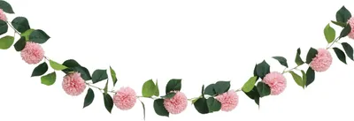 Produktbild von Chaks Kunstliche Blumengirlande Dahlien - 220 cm - rosa - Hochzeit