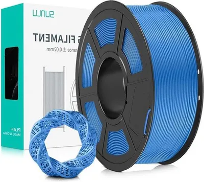 Produktbild von 175mm PLA Filament blauwgrijs 1kg präzise Gewinde