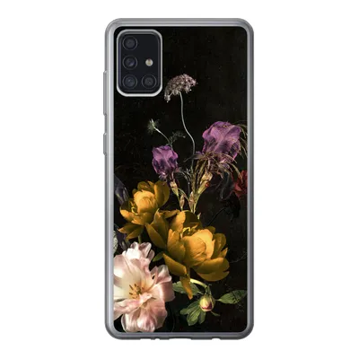 Produktbild von MuchoWow® Handyhülle Schutzhülle Hülle für Samsung Galaxy A52 5G Blumen - Muster - Pflanzen Silikon Softcase Handy Hülle - Umschlag