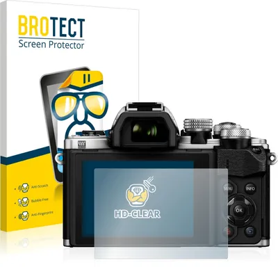Produktbild von 2x Für Olympus OM-D E-M10 Mark II Schutzfolie BROTECT Displayschutz Display Schutz Folie Klar Transparent
