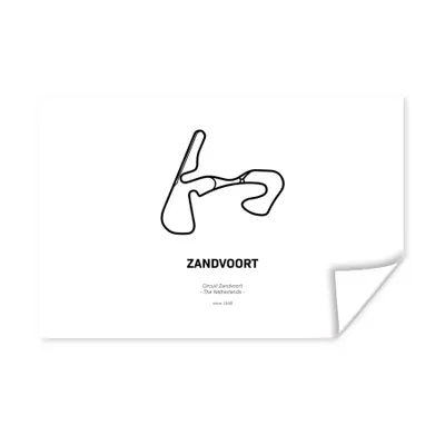 Produktbild von MuchoWow® Poster Formel 1 - Rundkurs - Zandvoort 180x120 cm - Fotoplakat