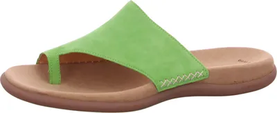 Produktbild von Gabor 63.700 Damen Pantoletten - Zehentrenner Pantolette grün Freizeit NEU