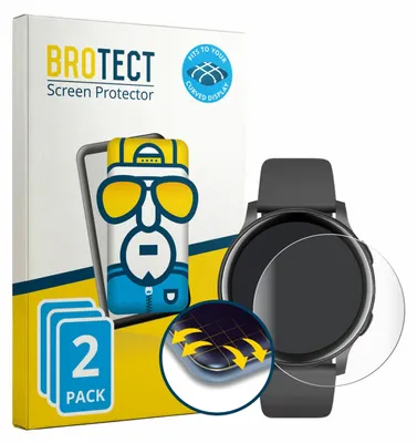 Produktbild von 2x BROTECT Fullscreen Schutzfolie für AcclaFit D2 1.38" Displayschutz Folie Fullcover Klar Transparent