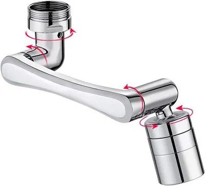 Obrázek produktu pro Univerzální kuchyňský kohoutek 2 v 1, filtr na výtokové rameno, 2polohové nastavení, otočný