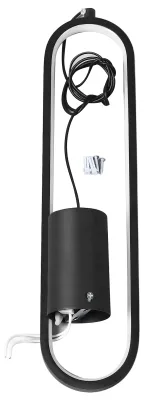 Zdjęcie produktu dla Nowoczesna lampa wisząca LED o mocy 18 W z trzema temperaturami barwowymi (85–265 V) do sypialni i salonu, czarna
